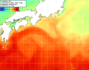 NOAA人工衛星画像:黒潮域, 1週間合成画像(2025/06/15～2025/06/21UTC)