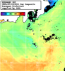 NOAA人工衛星画像:神奈川県近海, 1日合成画像(2025/07/12UTC)