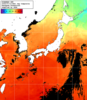 NOAA人工衛星画像:日本全域, 1日合成画像(2025/07/13UTC)