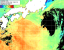 NOAA人工衛星画像:黒潮域, 1日合成画像(2025/07/13UTC)