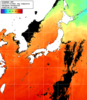 NOAA人工衛星画像:日本全域, 1日合成画像(2025/07/14UTC)