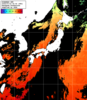 ひまわり人工衛星:日本全域,18:59JST,1時間合成画像