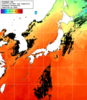 NOAA人工衛星画像:日本全域, 1日合成画像(2025/07/16UTC)