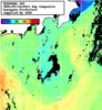 NOAA人工衛星画像:神奈川県近海, 1日合成画像(2025/07/16UTC)