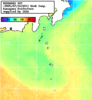 NOAA人工衛星画像:神奈川県近海, 1週間合成画像(2025/07/10～2025/07/16UTC)