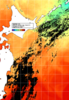 NOAA人工衛星画像:親潮域, 1日合成画像(2025/07/16UTC)