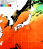 NOAA人工衛星画像:日本全域, 1日合成画像(2025/07/17UTC)
