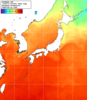 NOAA人工衛星画像:日本全域, 1週間合成画像(2025/07/12～2025/07/18UTC)