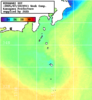 NOAA人工衛星画像:神奈川県近海, 1週間合成画像(2025/07/12～2025/07/18UTC)