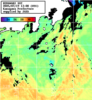 ひまわり人工衛星:神奈川県近海,22:59JST,1時間合成画像