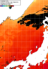 NOAA人工衛星画像:日本海, 1日合成画像(2025/07/19UTC)