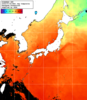 NOAA人工衛星画像:日本全域, 1日合成画像(2025/07/20UTC)