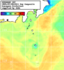 NOAA人工衛星画像:神奈川県近海, 1日合成画像(2025/07/20UTC)