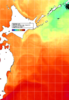 NOAA人工衛星画像:親潮域, 1日合成画像(2025/07/20UTC)