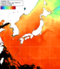 NOAA人工衛星画像:日本全域, 1日合成画像(2025/07/21UTC)