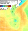 NOAA人工衛星画像:神奈川県近海, 1日合成画像(2025/07/21UTC)