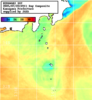 NOAA人工衛星画像:神奈川県近海, 1日合成画像(2025/07/22UTC)