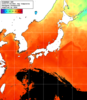 NOAA人工衛星画像:日本全域, 1日合成画像(2025/07/24UTC)