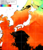 NOAA人工衛星画像:日本全域, 1日合成画像(2025/07/25UTC)