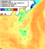 NOAA人工衛星画像:神奈川県近海, 1日合成画像(2025/07/25UTC)