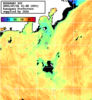 ひまわり人工衛星:神奈川県近海,00:59JST,1時間合成画像