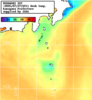 NOAA人工衛星画像:神奈川県近海, 1週間合成画像(2025/07/21～2025/07/27UTC)