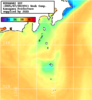 NOAA人工衛星画像:神奈川県近海, 1週間合成画像(2025/07/22～2025/07/28UTC)