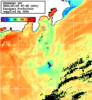 ひまわり人工衛星:神奈川県近海,16:59JST,1時間合成画像