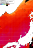 NOAA人工衛星画像:日本海, 1日合成画像(2025/08/01UTC)