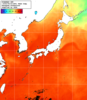 NOAA人工衛星画像:日本全域, 1週間合成画像(2025/07/27～2025/08/02UTC)