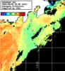 ひまわり人工衛星:神奈川県近海,18:59JST,1時間合成画像
