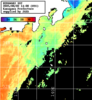 ひまわり人工衛星:神奈川県近海,23:59JST,1時間合成画像