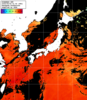 ひまわり人工衛星:日本全域,10:59JST,1時間合成画像