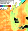 ひまわり人工衛星:神奈川県近海,18:59JST,1時間合成画像