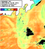ひまわり人工衛星:神奈川県近海,19:59JST,1時間合成画像
