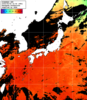 ひまわり人工衛星:日本全域,00:59JST,1時間合成画像