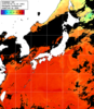 ひまわり人工衛星:日本全域,10:59JST,1時間合成画像
