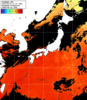 ひまわり人工衛星:日本全域,20:59JST,1時間合成画像