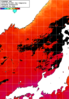 NOAA人工衛星画像:日本海, 1日合成画像(2025/08/06UTC)