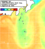 NOAA人工衛星画像:神奈川県近海, 1週間合成画像(2025/08/01～2025/08/07UTC)