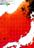 NOAA人工衛星画像:日本海, 1日合成画像(2025/08/07UTC)