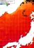 NOAA人工衛星画像:日本海, 1日合成画像(2025/08/08UTC)