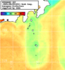 NOAA人工衛星画像:神奈川県近海, 1週間合成画像(2025/08/03～2025/08/09UTC)
