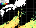 ひまわり人工衛星:黒潮域,07:59JST,1時間合成画像