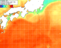 NOAA人工衛星画像:黒潮域, 1週間合成画像(2025/09/12～2025/09/18UTC)