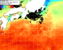 NOAA人工衛星画像:黒潮域, 1日合成画像(2025/09/19UTC)
