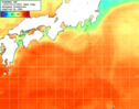 NOAA人工衛星画像:黒潮域, 1週間合成画像(2025/09/13～2025/09/19UTC)