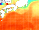 NOAA人工衛星画像:黒潮域, 1週間合成画像(2025/09/14～2025/09/20UTC)