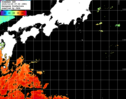 ひまわり人工衛星:黒潮域,16:59JST,1時間合成画像