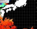 ひまわり人工衛星:黒潮域,21:59JST,1時間合成画像